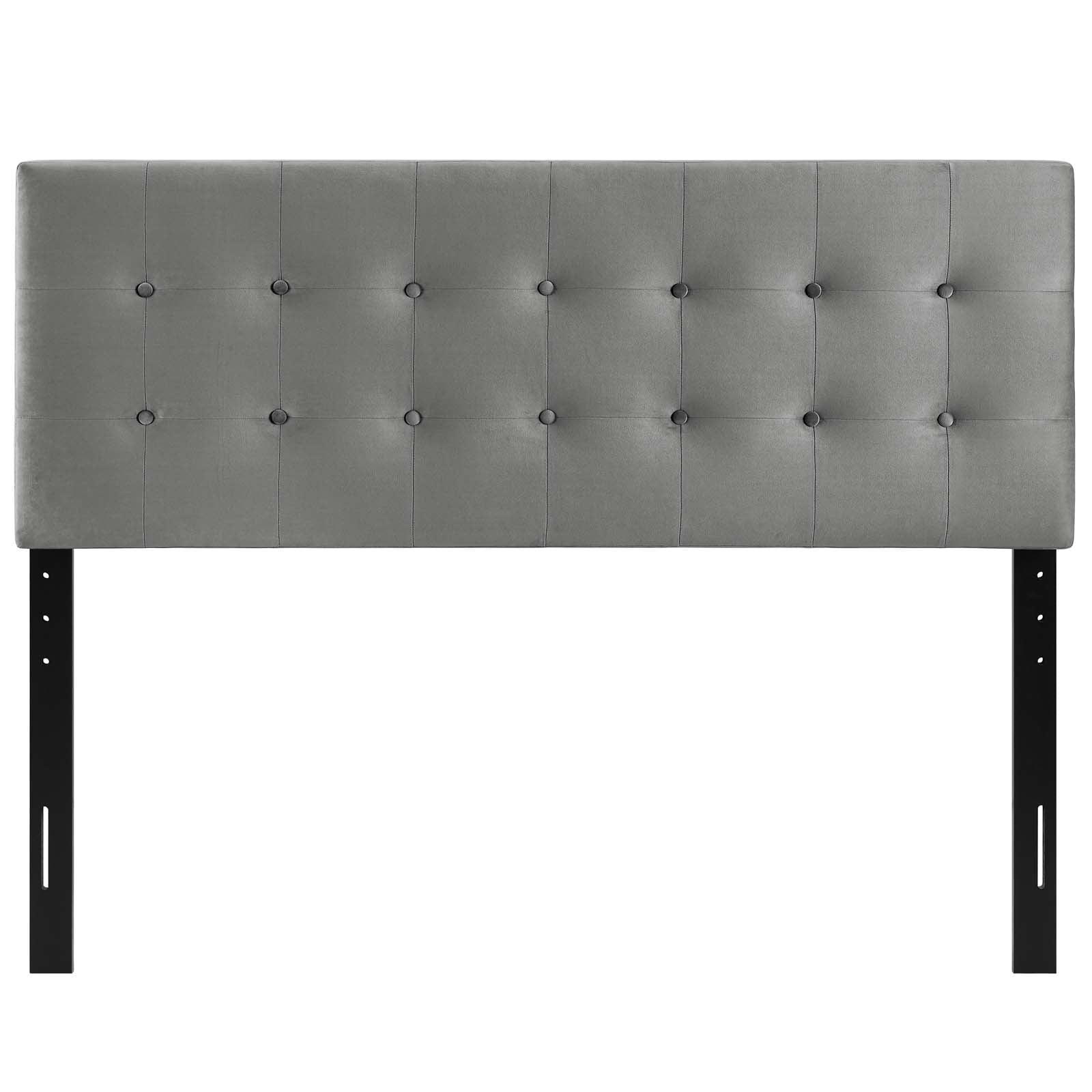 Modway Emily Queen Biscuit Tufted Performance Velvet Headboard FredCo