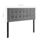 Modway Emily Queen Biscuit Tufted Performance Velvet Headboard FredCo