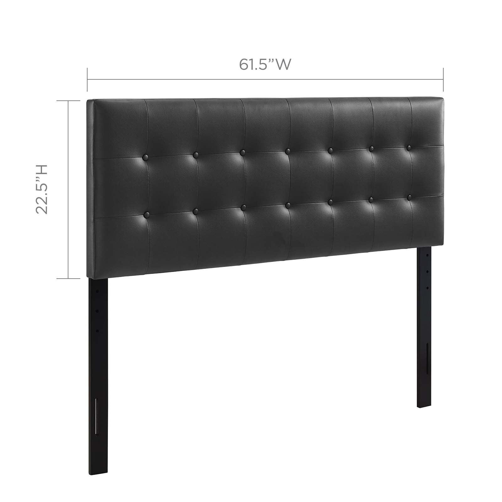 Modway Emily Queen Upholstered Vinyl Headboard FredCo