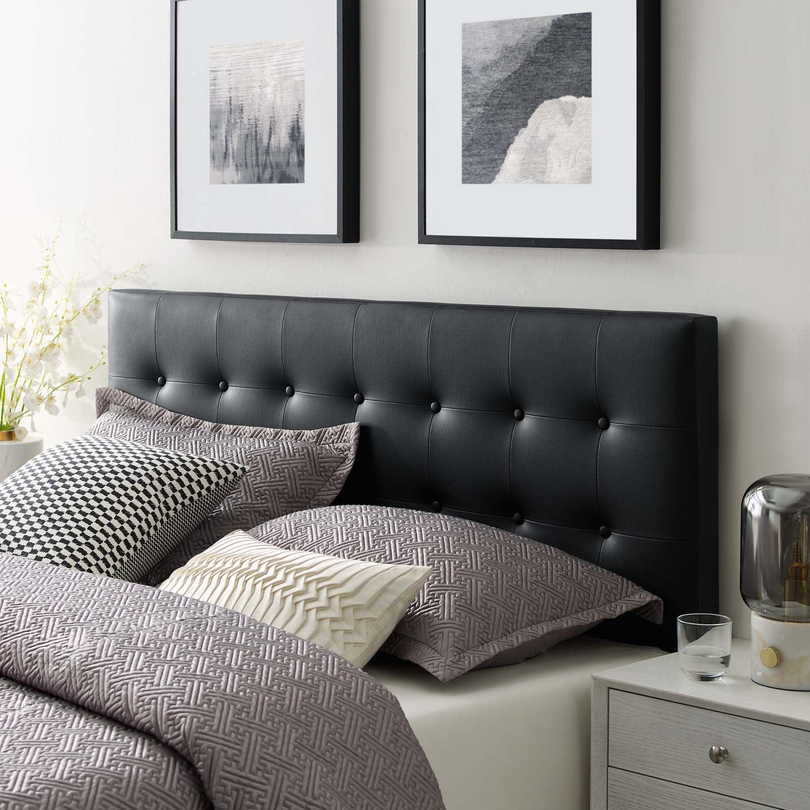 Modway Emily Queen Upholstered Vinyl Headboard FredCo
