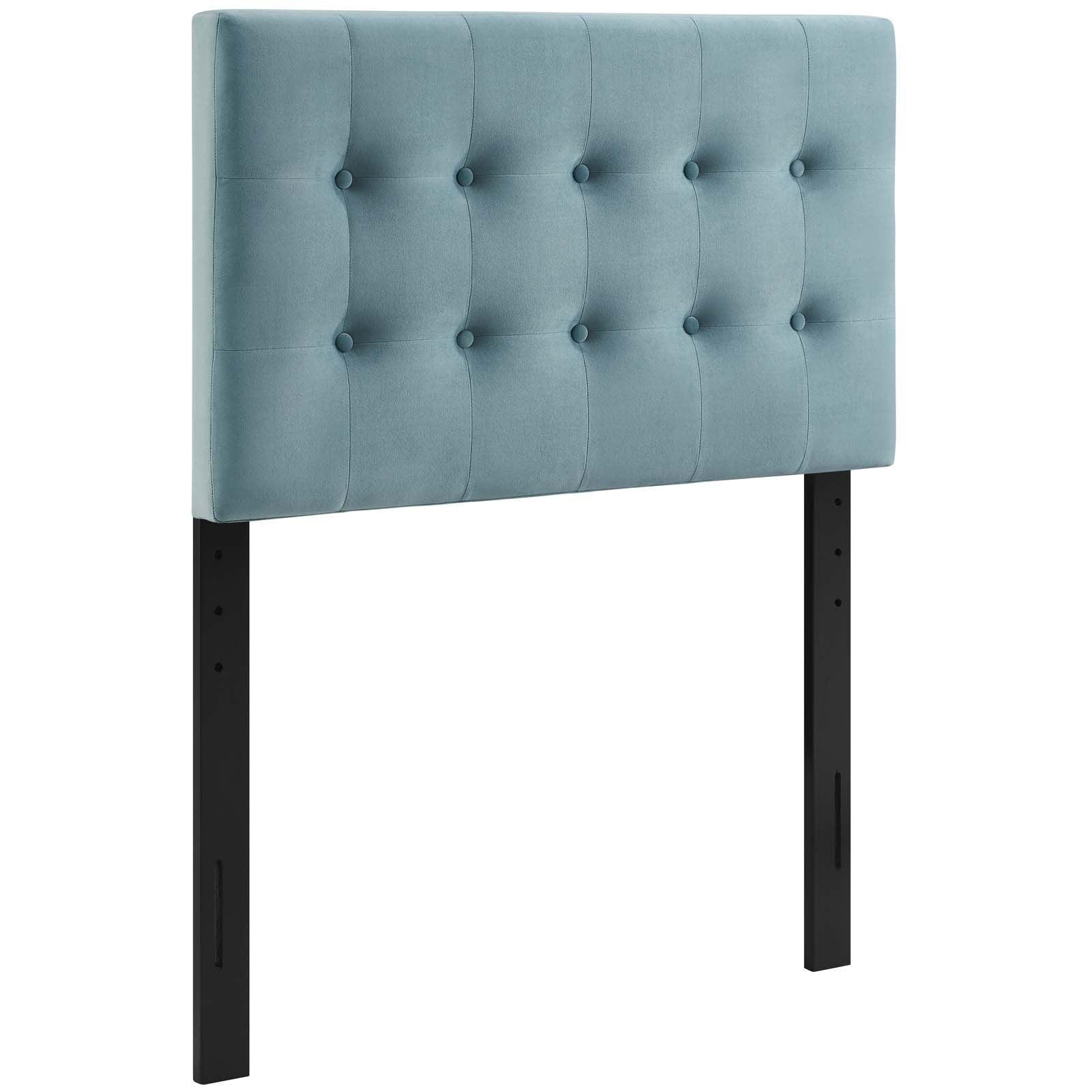 Modway Emily Twin Biscuit Tufted Performance Velvet Headboard FredCo