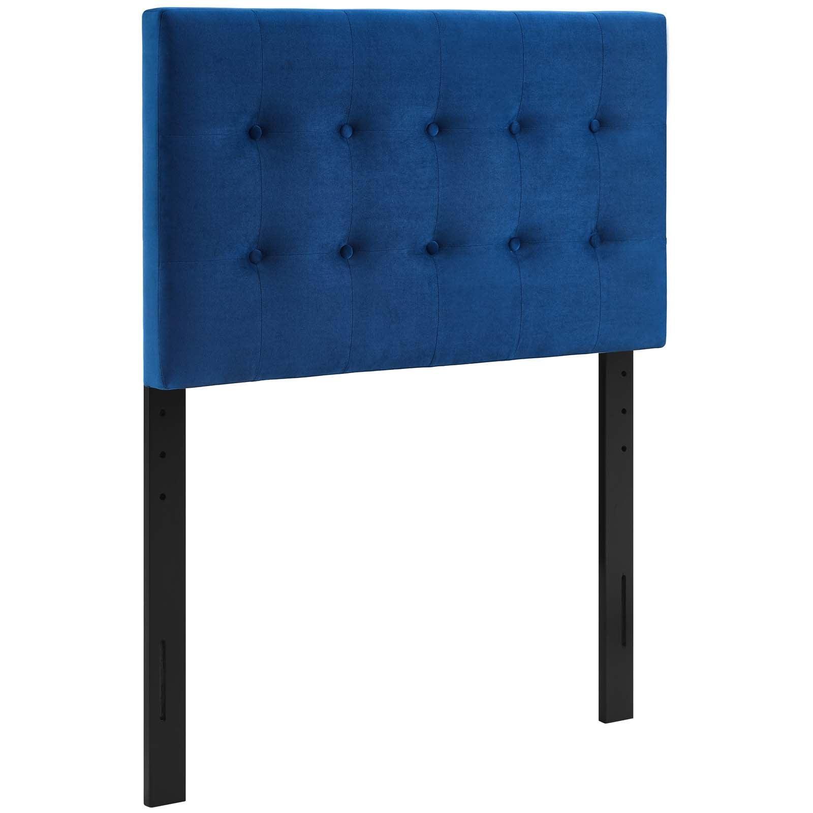 Modway Emily Twin Biscuit Tufted Performance Velvet Headboard FredCo