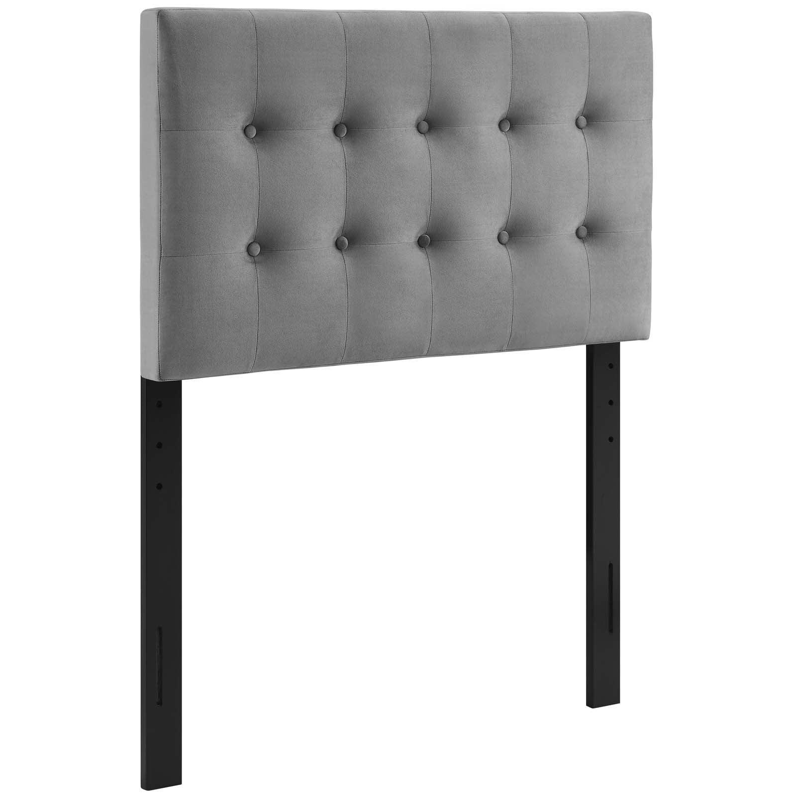 Modway Emily Twin Biscuit Tufted Performance Velvet Headboard FredCo