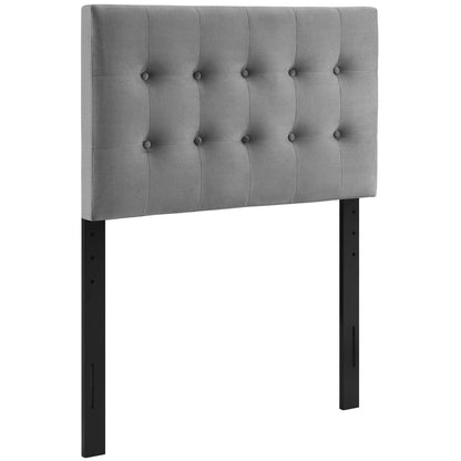 Modway Emily Twin Biscuit Tufted Performance Velvet Headboard FredCo