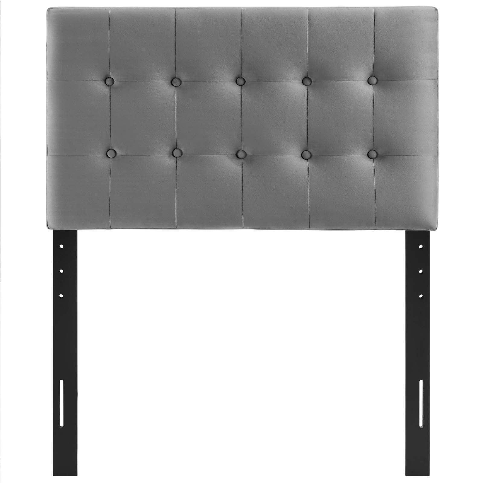 Modway Emily Twin Biscuit Tufted Performance Velvet Headboard FredCo