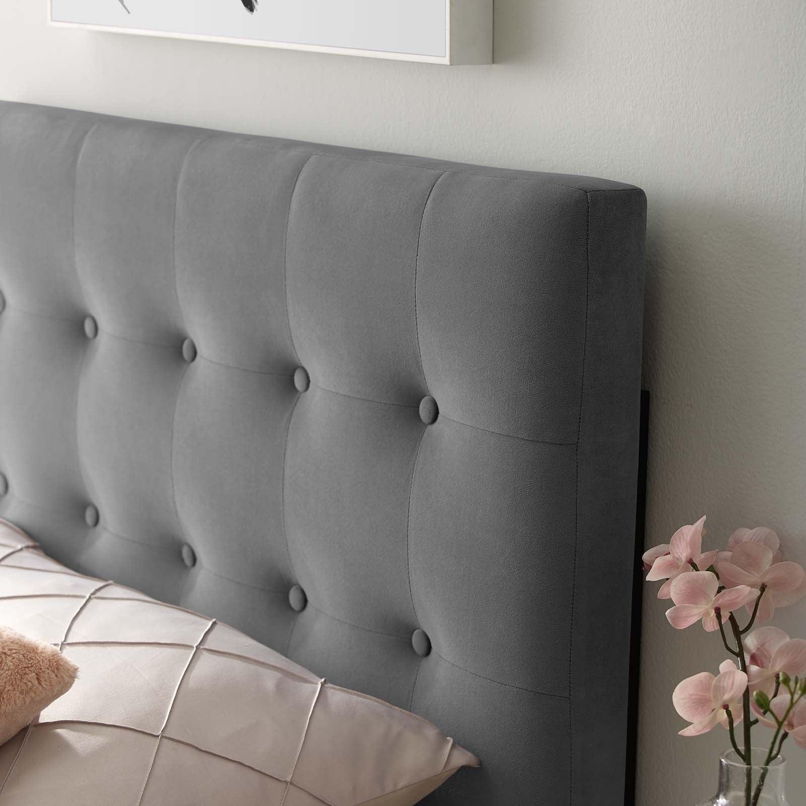 Modway Emily Twin Biscuit Tufted Performance Velvet Headboard FredCo