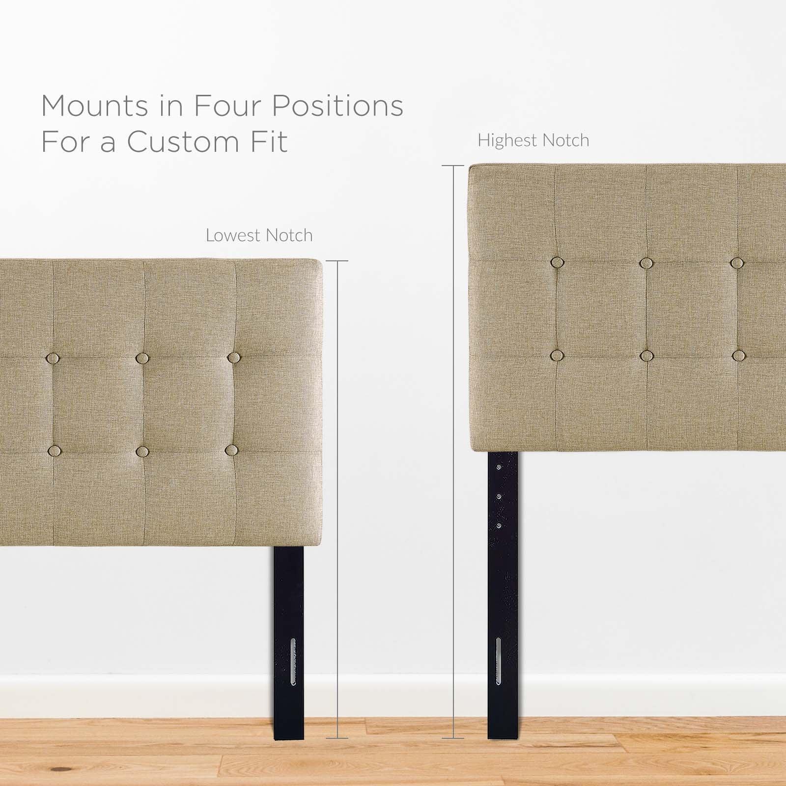 Modway Emily Twin Upholstered Fabric Headboard FredCo
