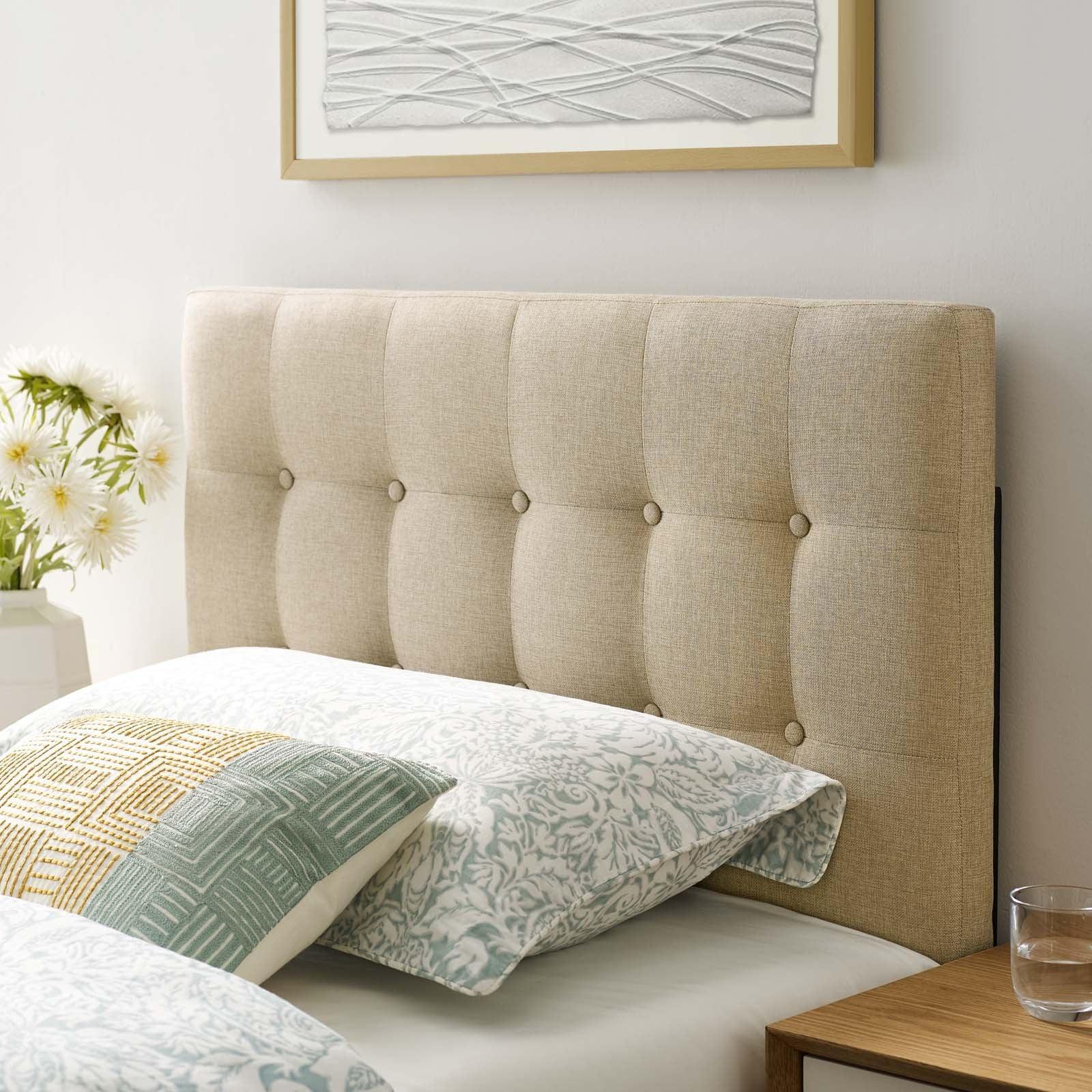 Modway Emily Twin Upholstered Fabric Headboard FredCo