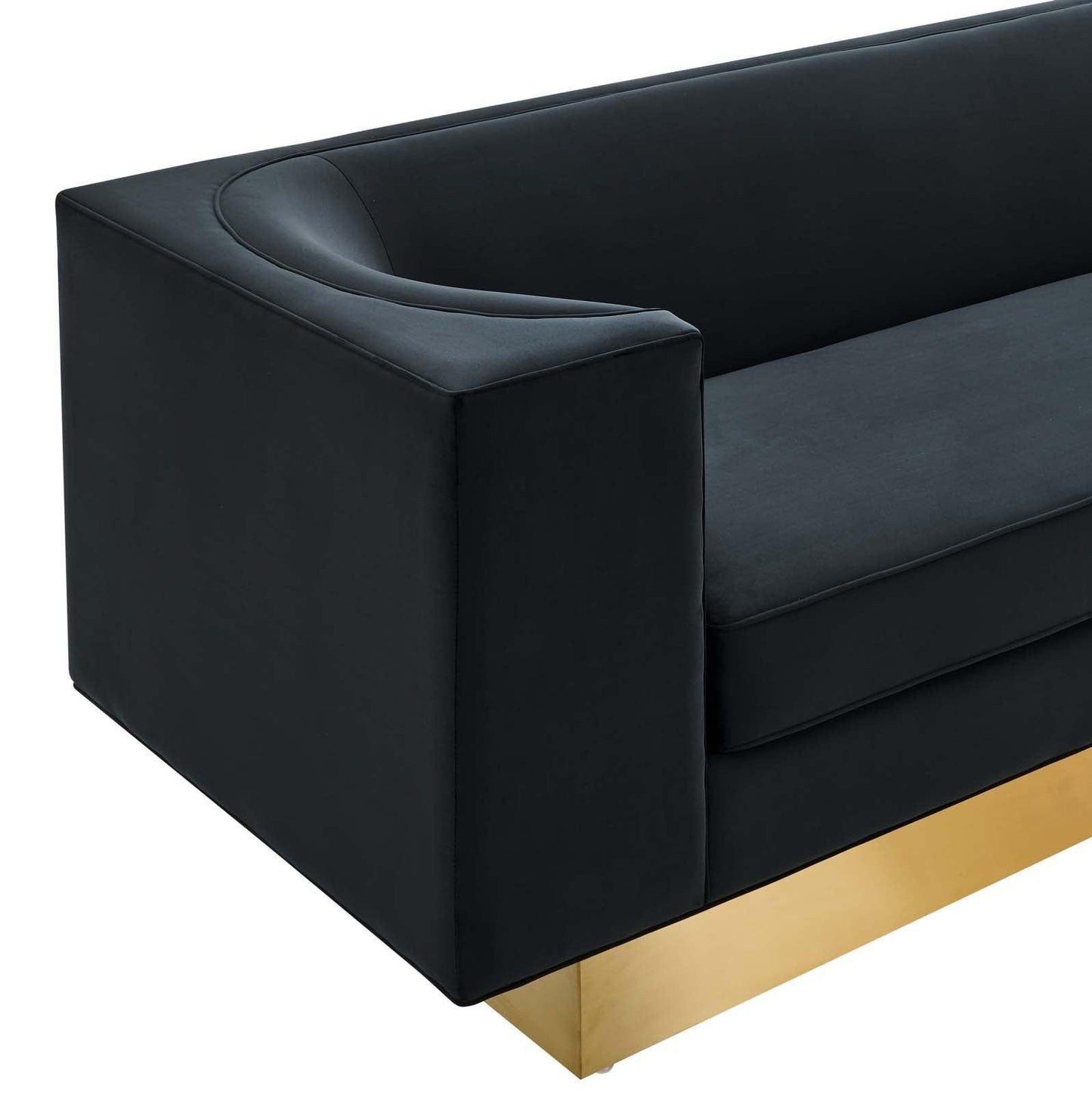 Modway Eminence Upholstered Performance Velvet Sofa FredCo