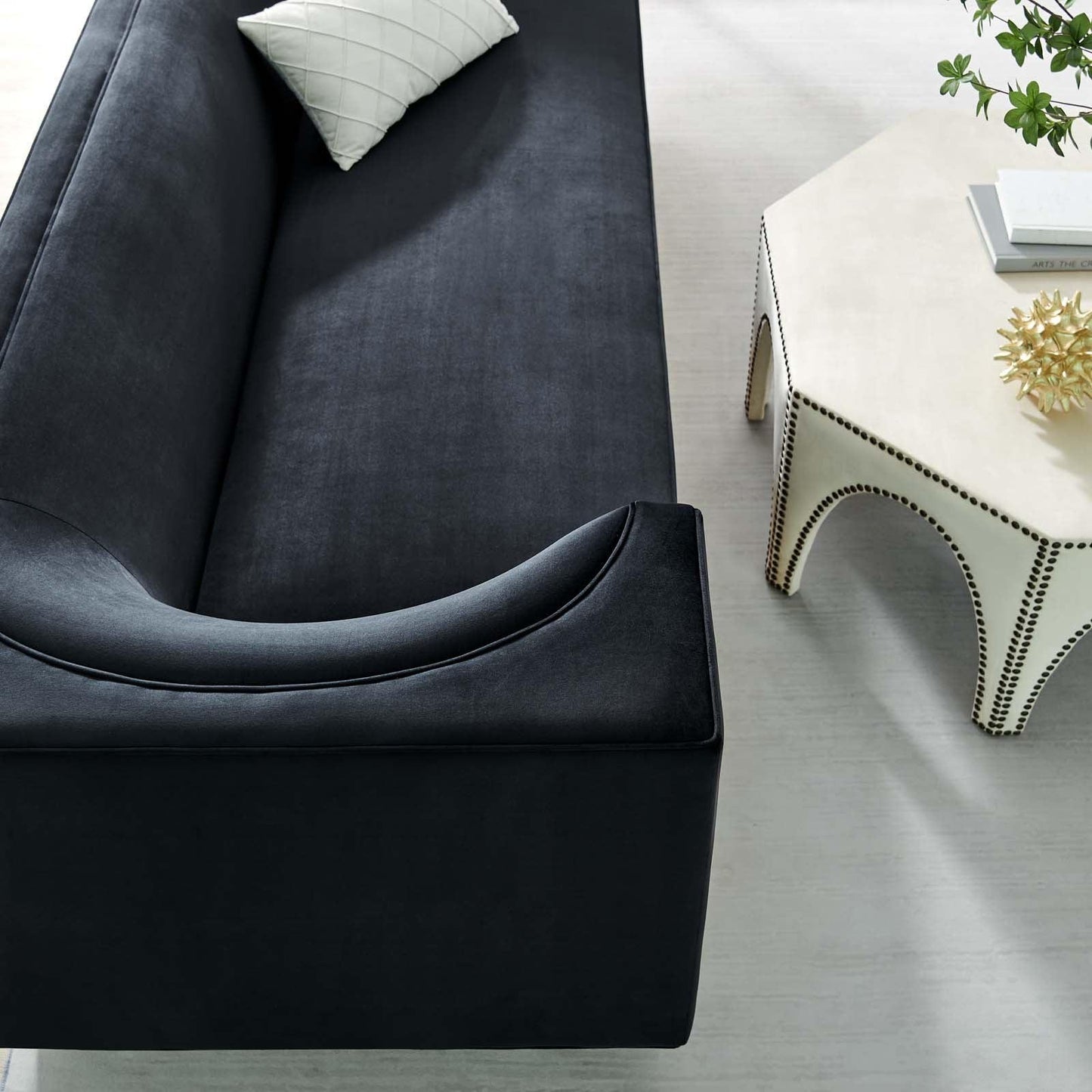 Modway Eminence Upholstered Performance Velvet Sofa FredCo