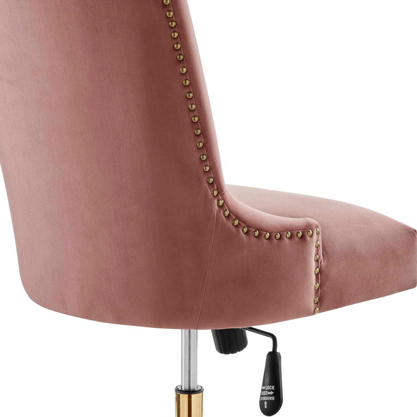 Modway Empower Channel Tufted Performance Velvet Office Chair FredCo