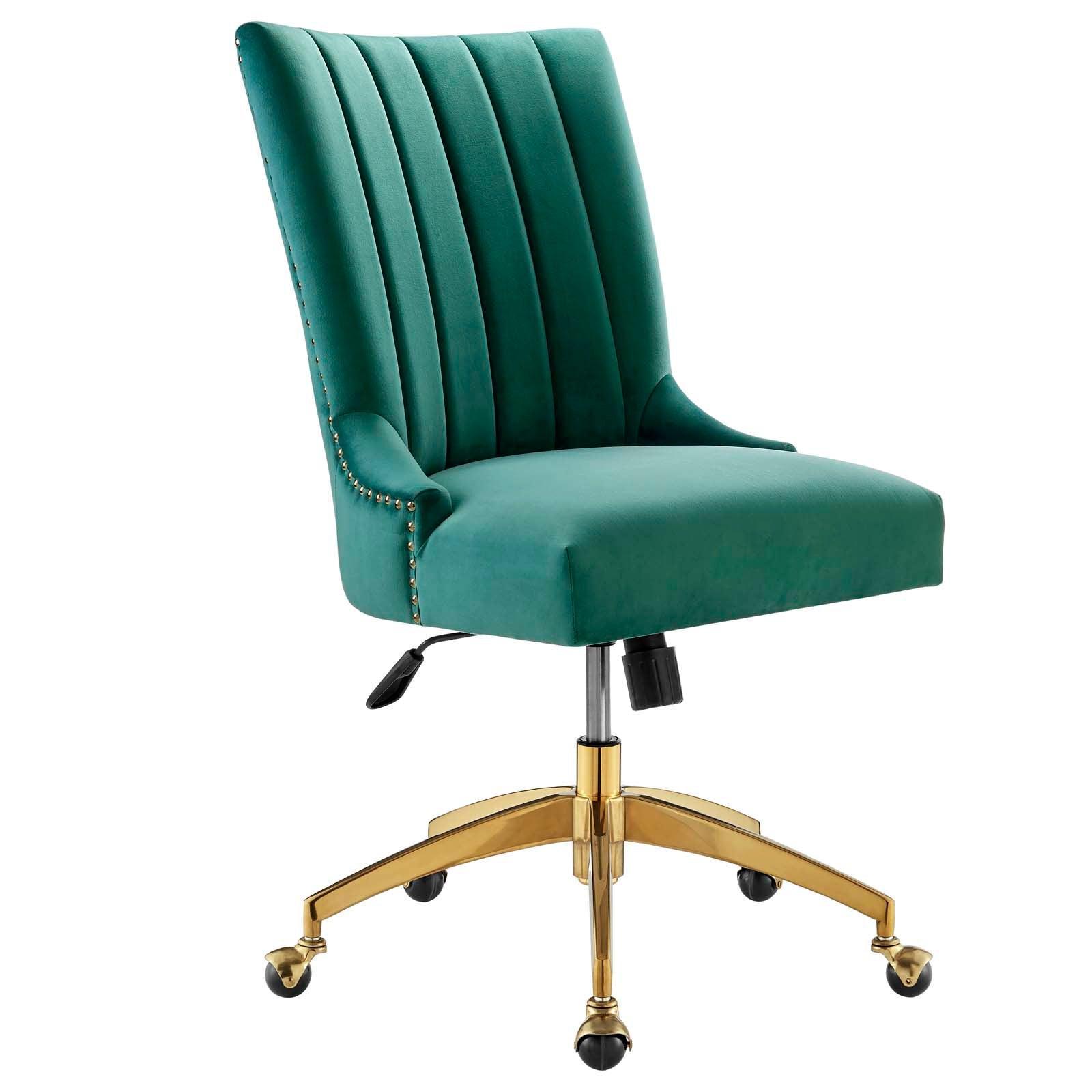 Modway Empower Channel Tufted Performance Velvet Office Chair FredCo