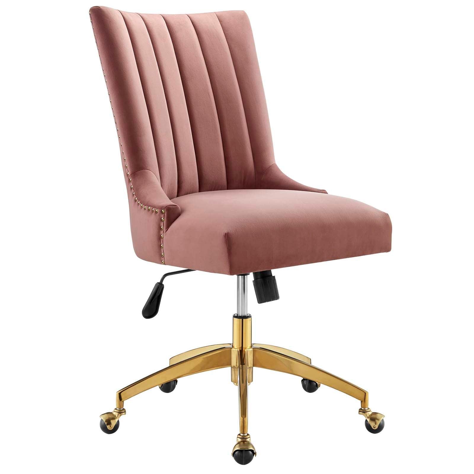 Modway Empower Channel Tufted Performance Velvet Office Chair FredCo