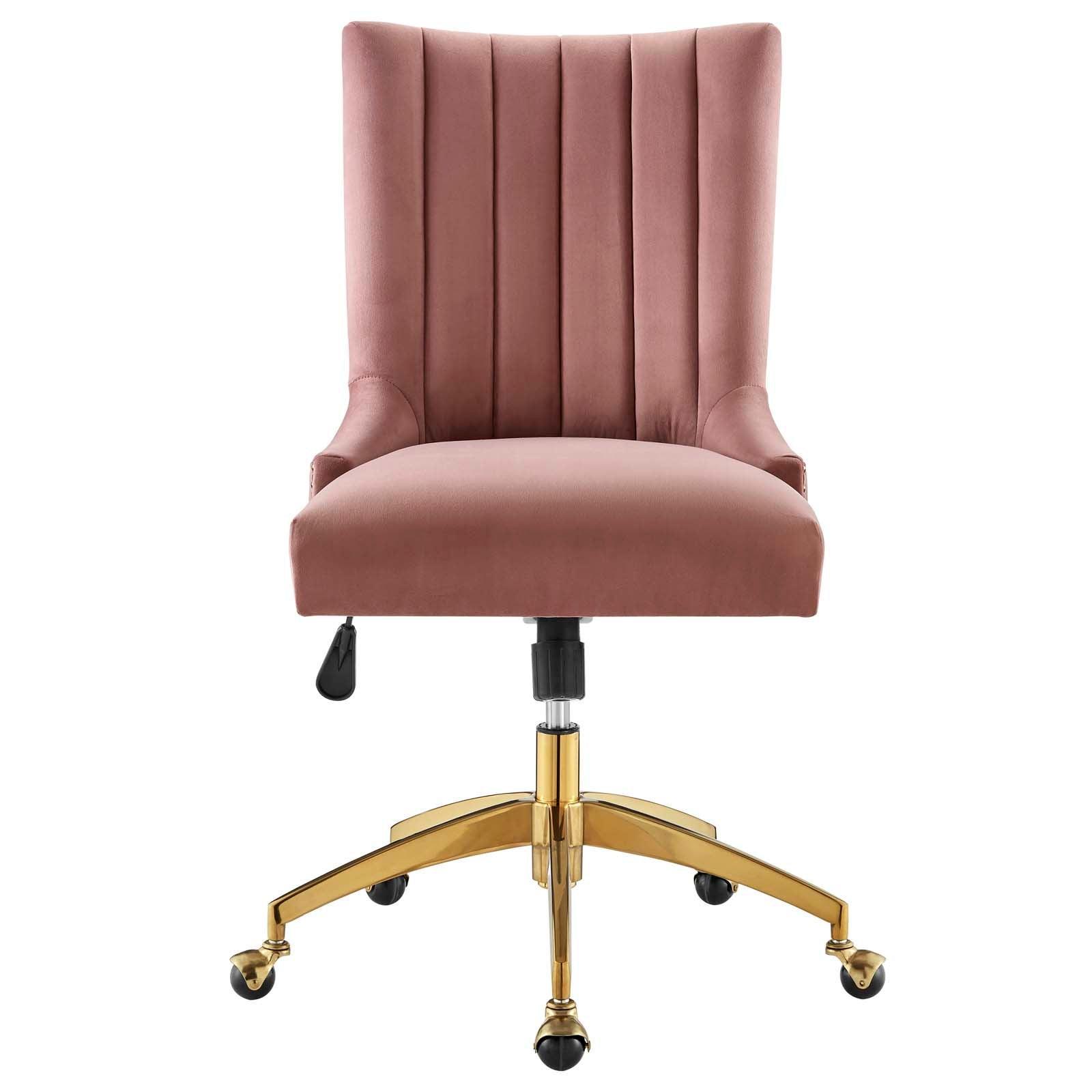 Modway Empower Channel Tufted Performance Velvet Office Chair FredCo