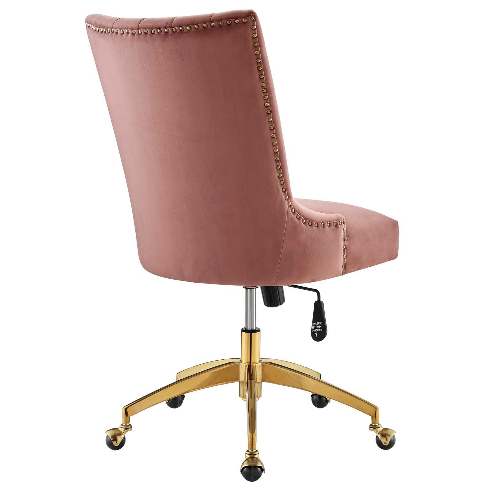 Modway Empower Channel Tufted Performance Velvet Office Chair FredCo
