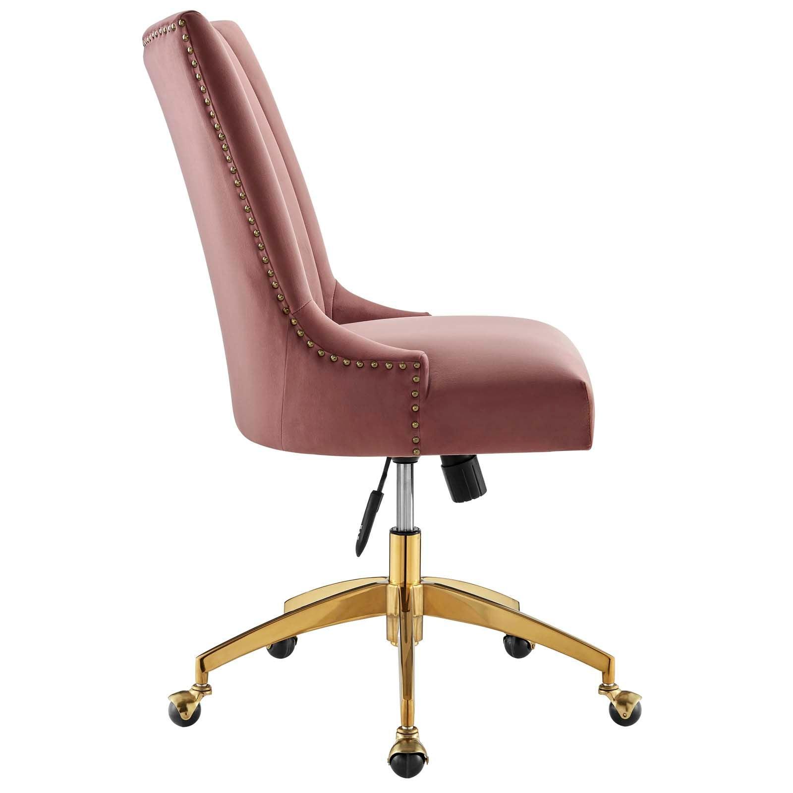 Modway Empower Channel Tufted Performance Velvet Office Chair FredCo