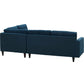 Modway Empress 2 Piece Upholstered Fabric Right Facing Bumper Sectional FredCo