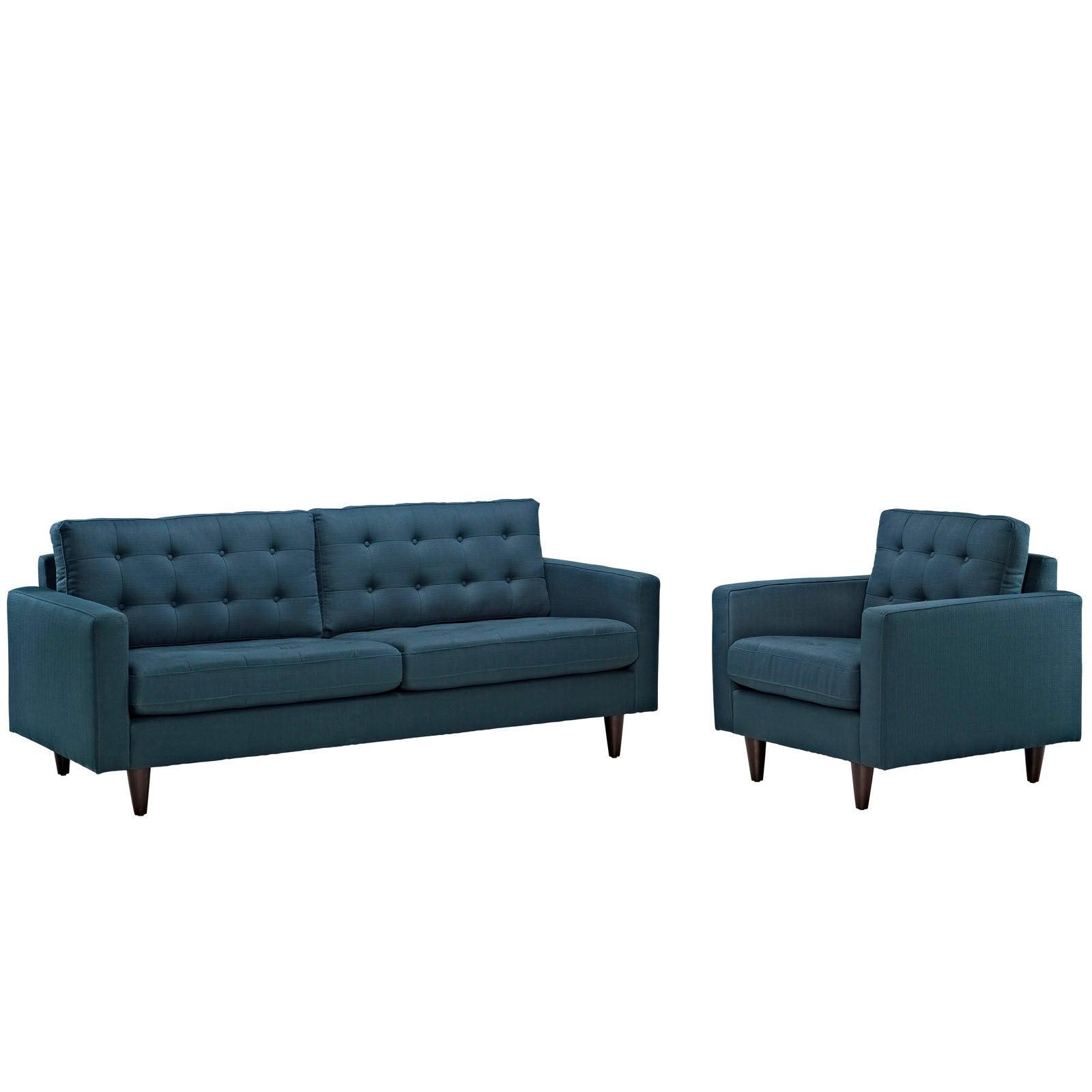 Modway Empress Armchair and Sofa Set of 2 FredCo