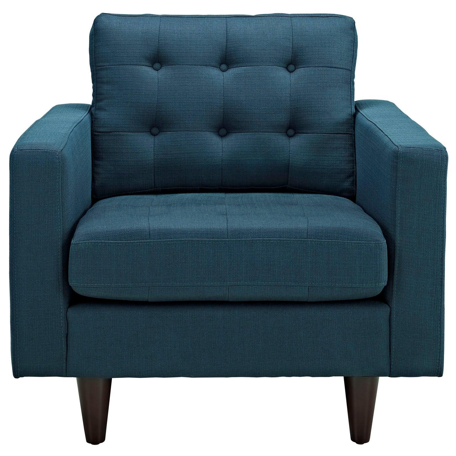 Modway Empress Armchair Upholstered Fabric Set of 2 FredCo
