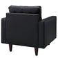 Modway Empress Bonded Leather Armchair FredCo