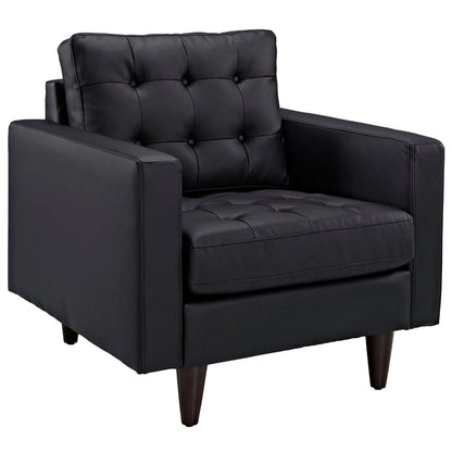 Modway Empress Bonded Leather Armchair FredCo