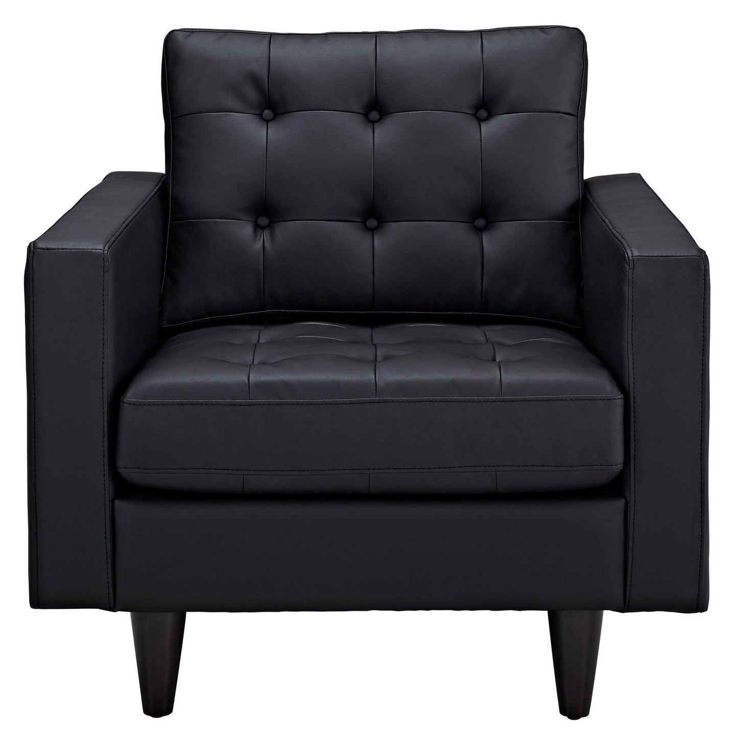 Modway Empress Bonded Leather Armchair FredCo