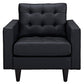 Modway Empress Bonded Leather Armchair FredCo