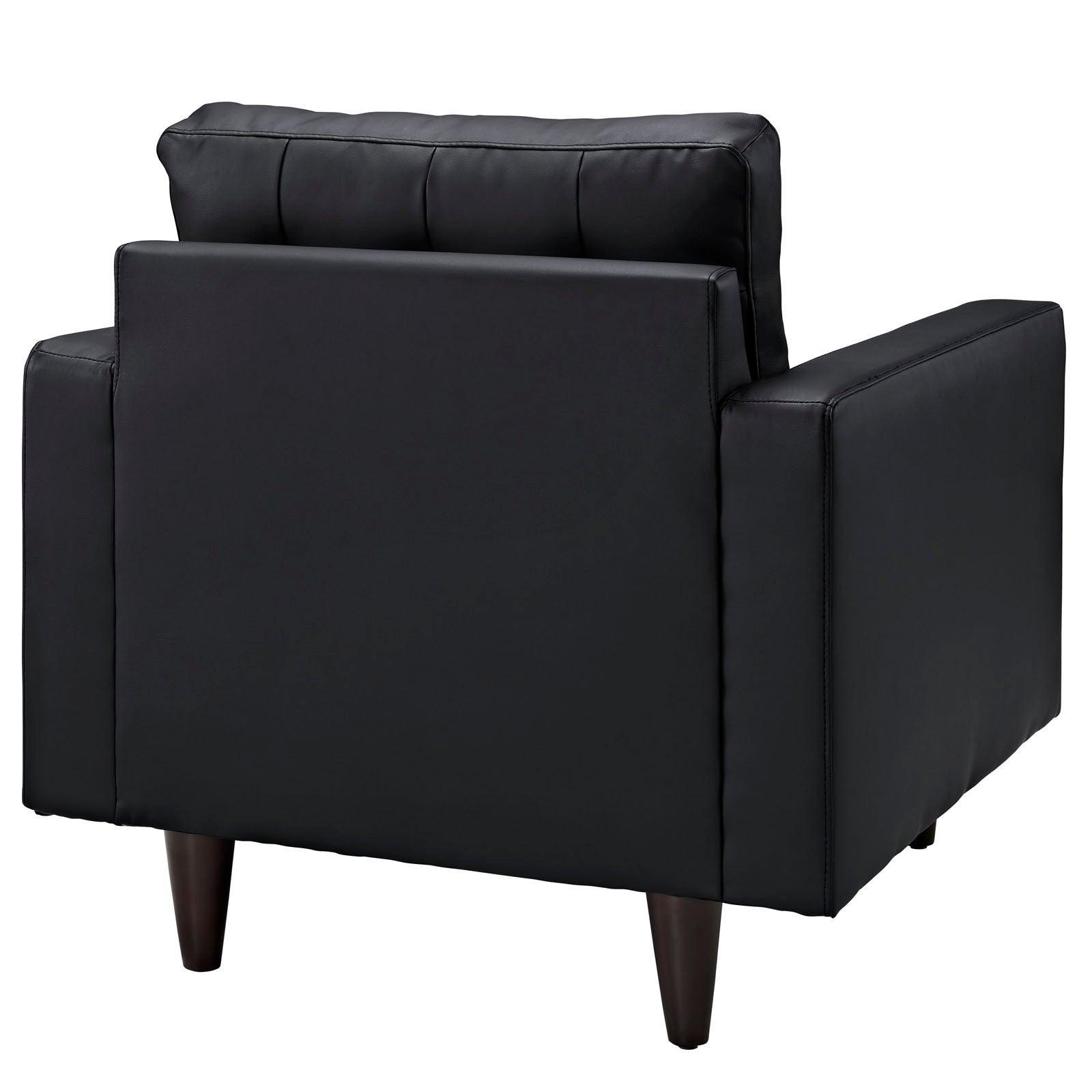 Modway Empress Bonded Leather Armchair FredCo