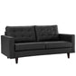 Modway Empress Bonded Leather Loveseat FredCo