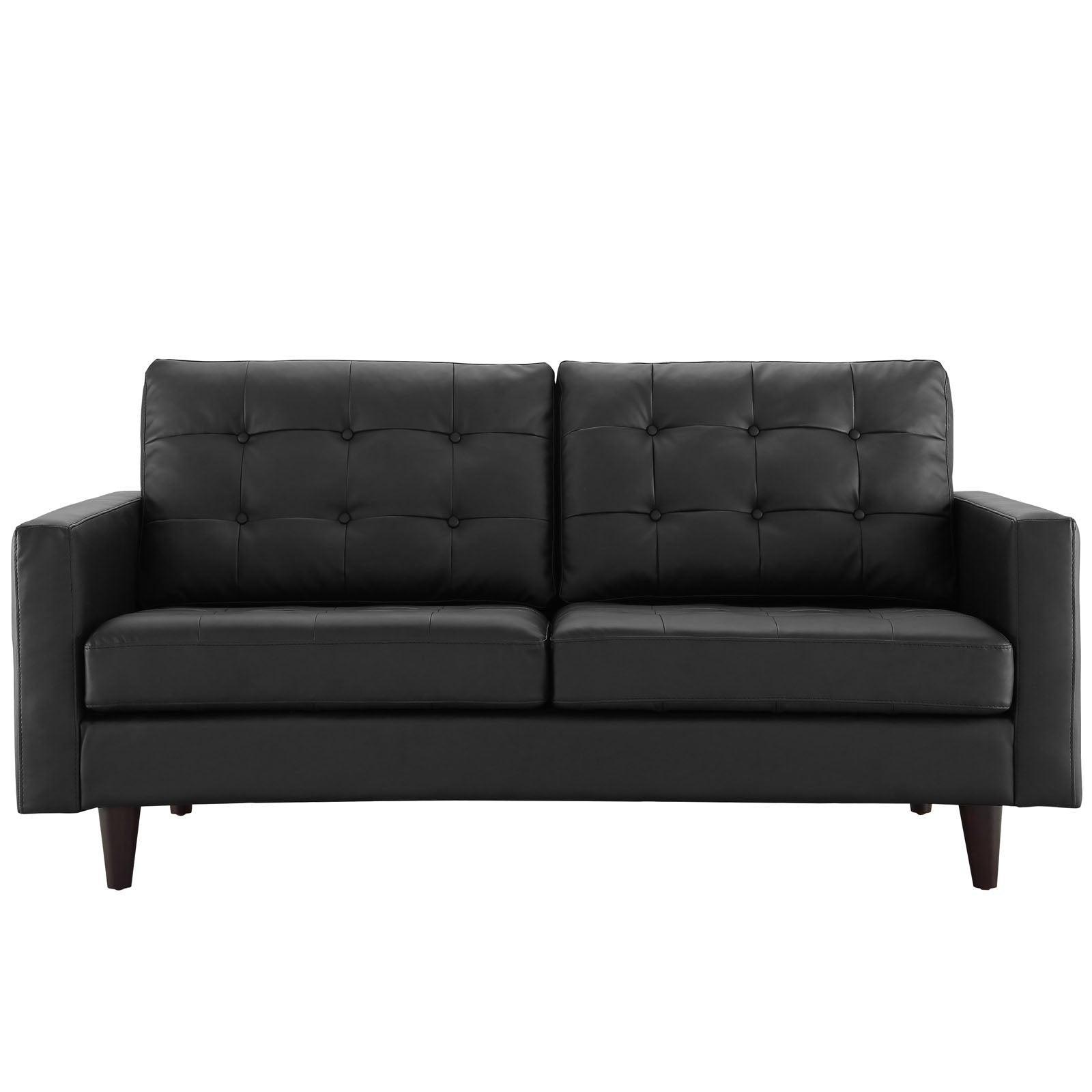 Modway Empress Bonded Leather Loveseat FredCo