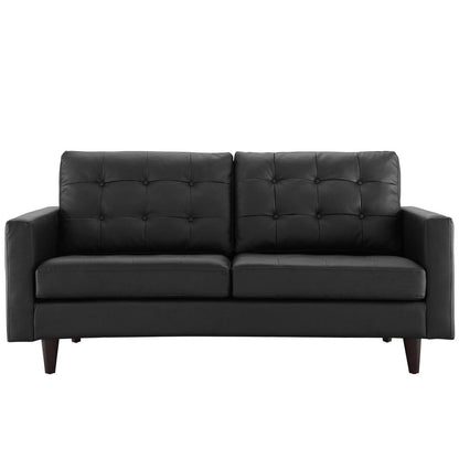 Modway Empress Bonded Leather Loveseat FredCo