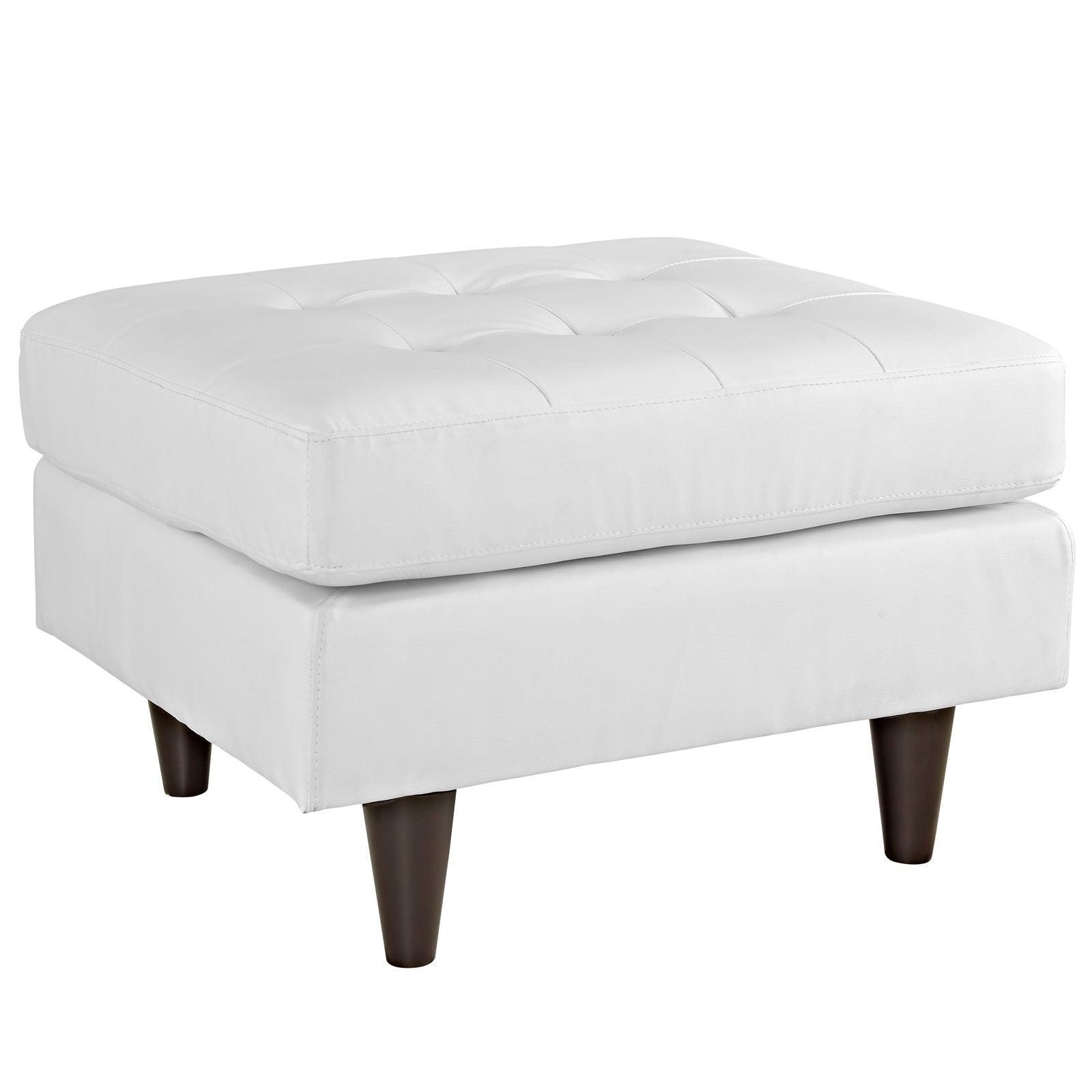 Modway Empress Bonded Leather Ottoman FredCo