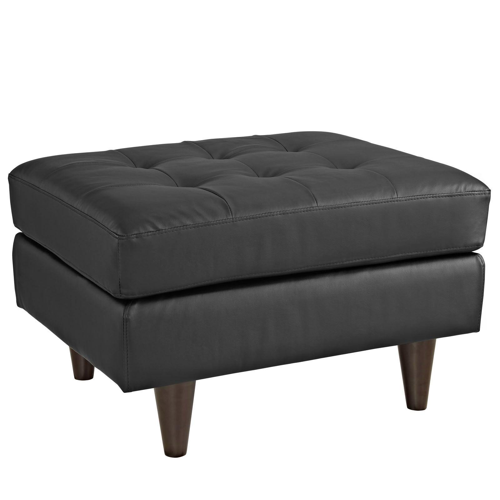 Modway Empress Bonded Leather Ottoman FredCo
