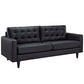 Modway Empress Bonded Leather Sofa FredCo