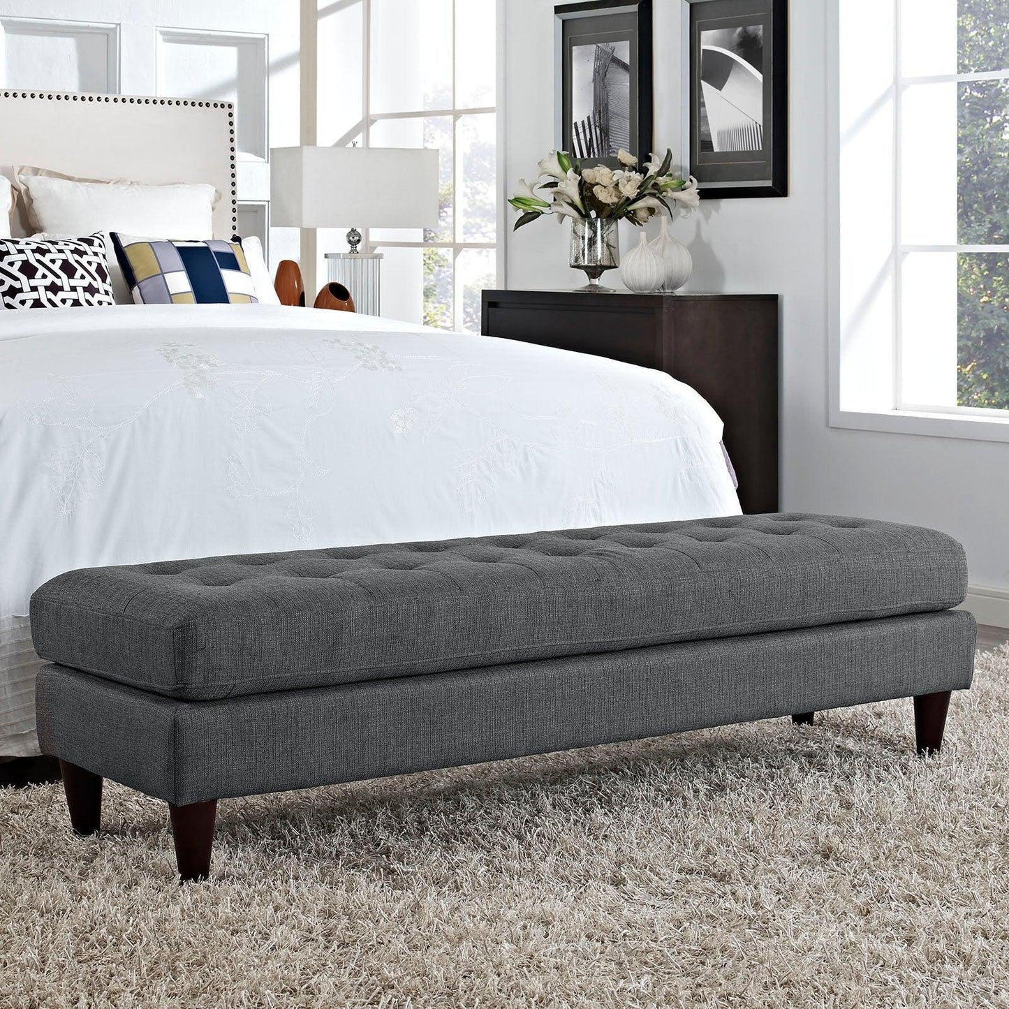 Modway Empress Large Bench FredCo