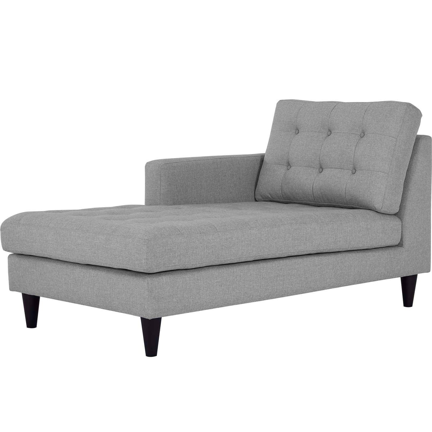 Modway Empress Left-Arm Upholstered Fabric Chaise FredCo