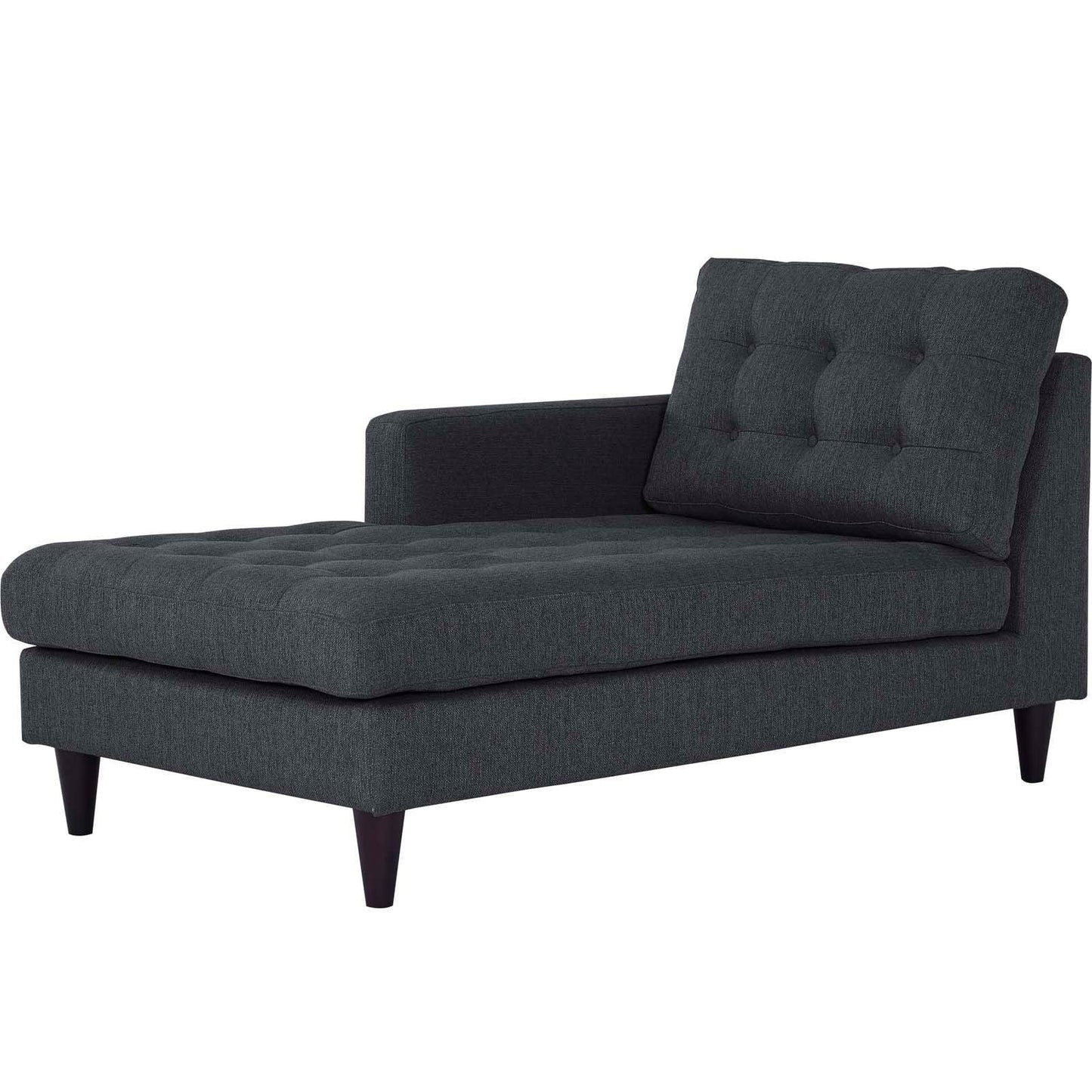 Modway Empress Left-Arm Upholstered Fabric Chaise FredCo