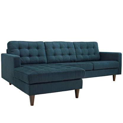 Modway Empress Left-Facing Upholstered Fabric Sectional Sofa FredCo