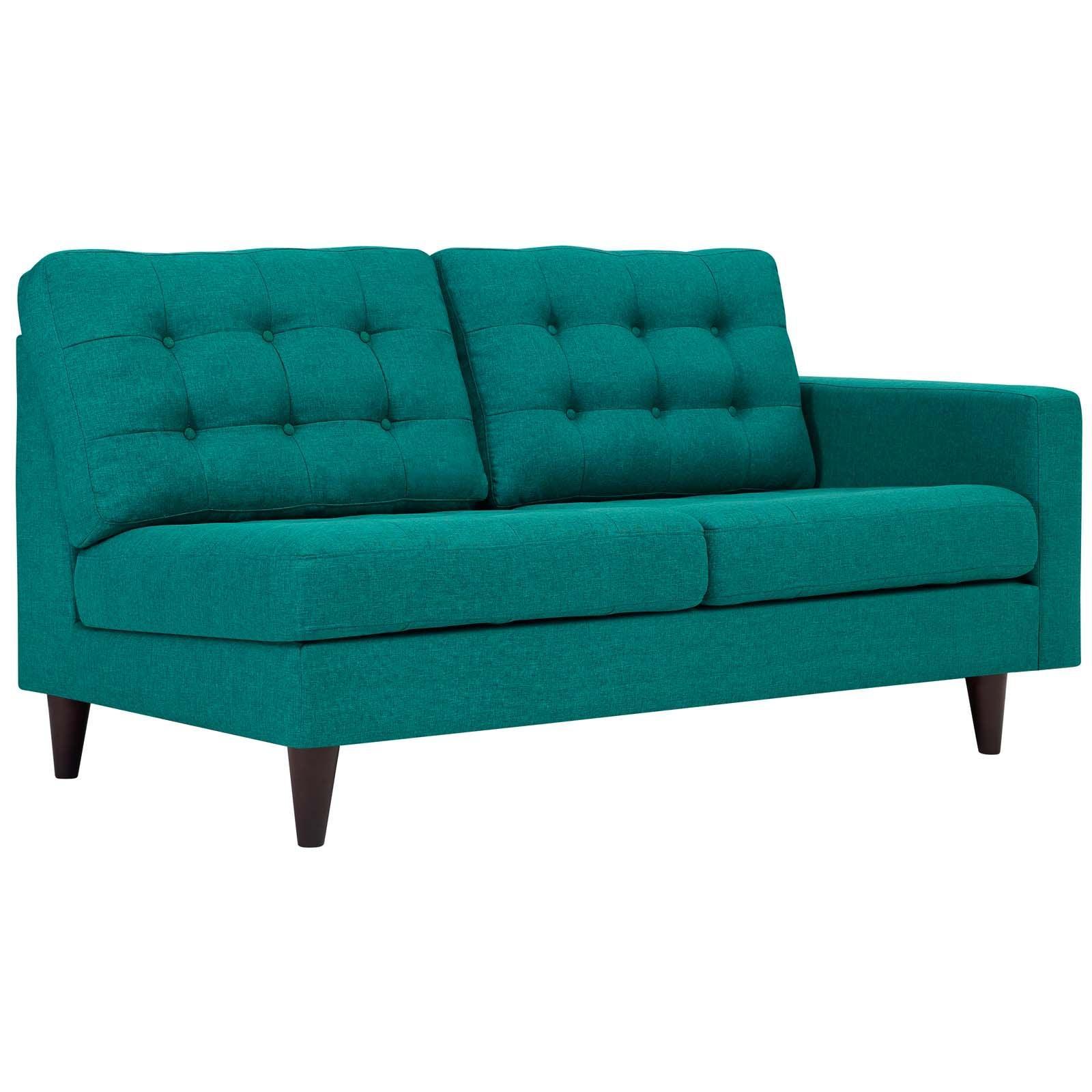 Modway Empress Right-Facing Upholstered Fabric Loveseat FredCo