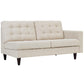 Modway Empress Right-Facing Upholstered Fabric Loveseat FredCo
