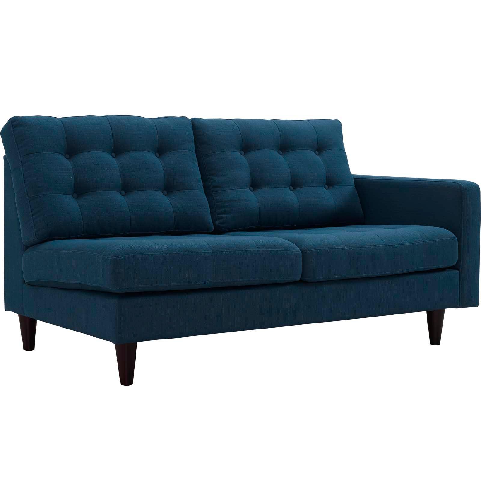 Modway Empress Right-Facing Upholstered Fabric Loveseat FredCo