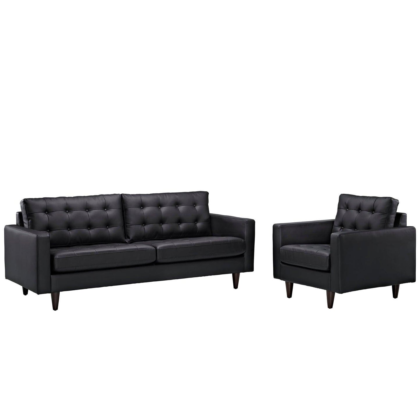 Modway Empress Sofa and Armchair Set of 2 FredCo