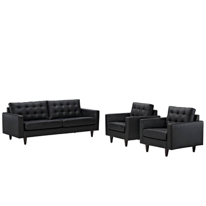 Modway Empress Sofa and Armchairs Set of 3 FredCo