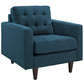 Modway Empress Sofa and Armchairs Set of 3, EEI-1314 FredCo