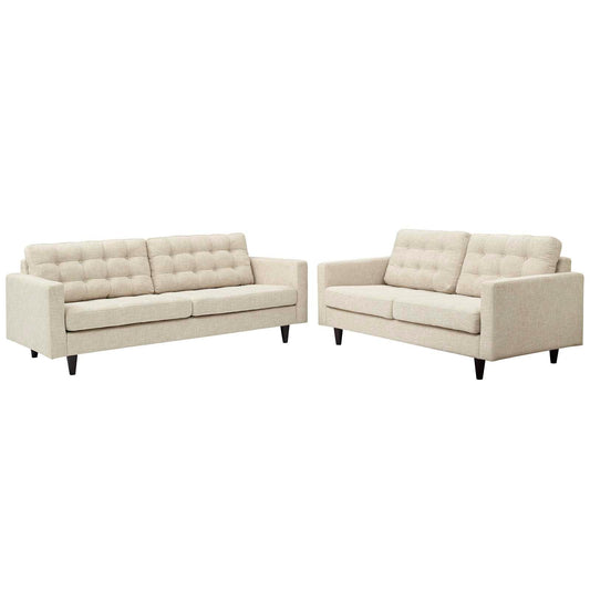 Modway Empress Sofa and Loveseat Set of 2 FredCo