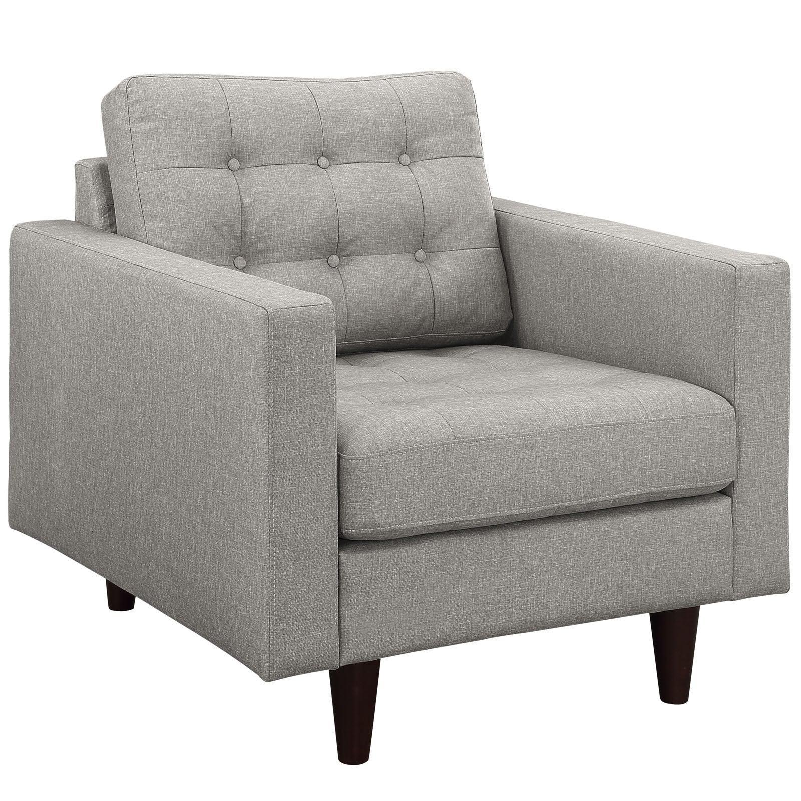 Modway Empress Upholstered Fabric Armchair FredCo