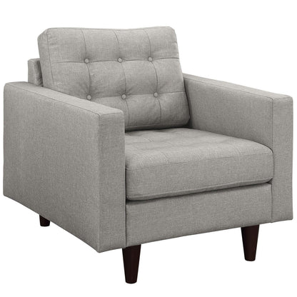 Modway Empress Upholstered Fabric Armchair FredCo