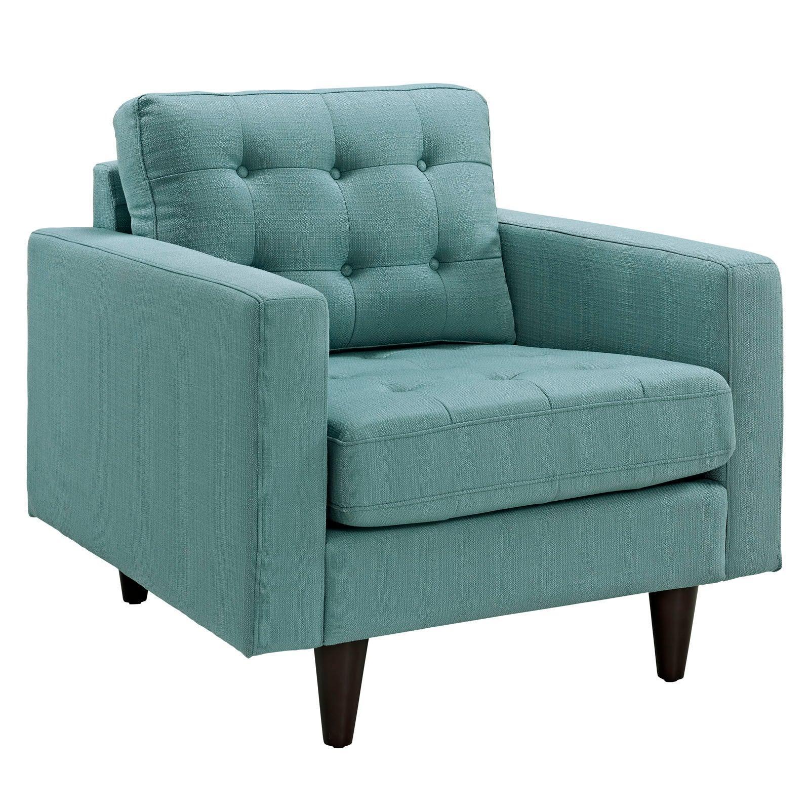 Modway Empress Upholstered Fabric Armchair FredCo