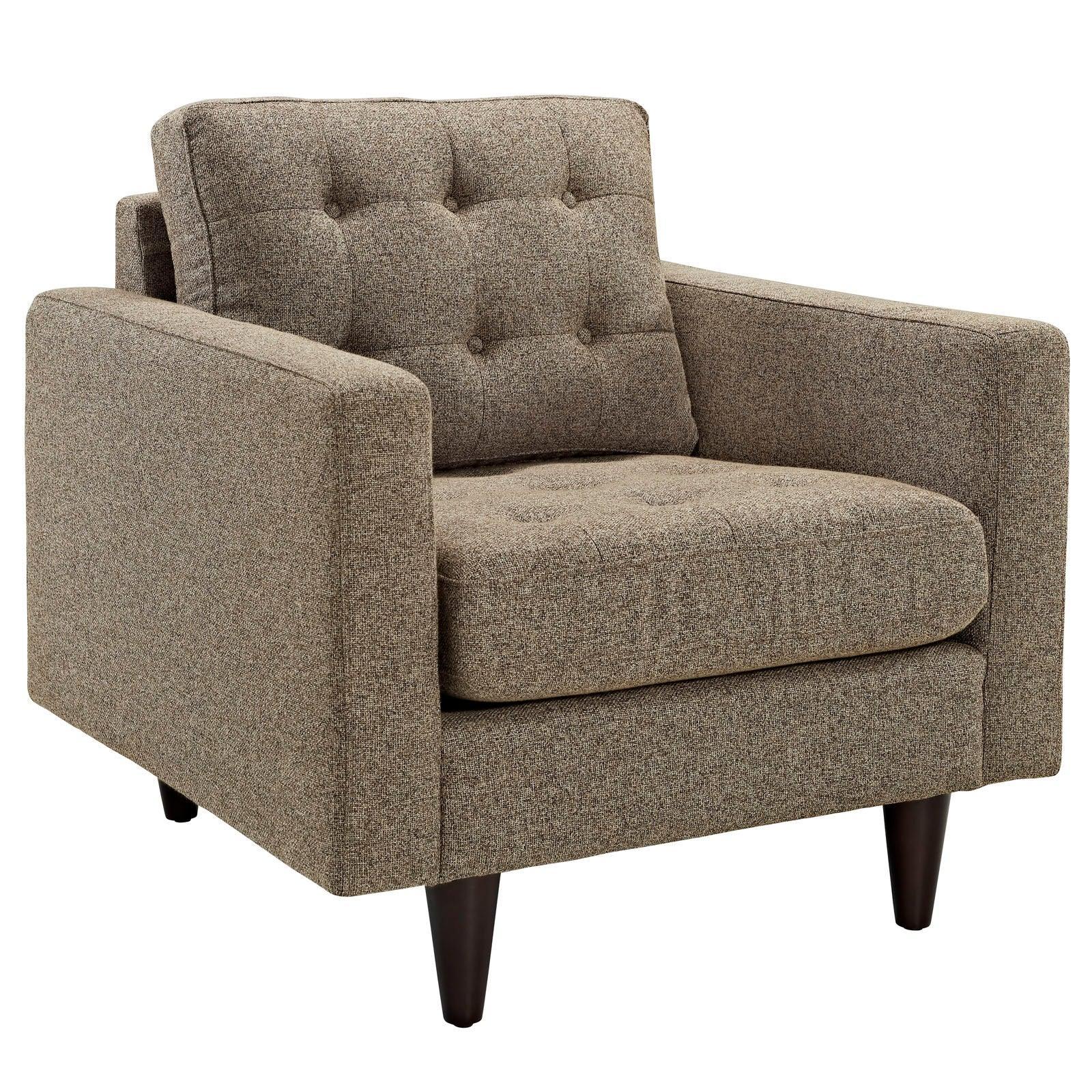 Modway Empress Upholstered Fabric Armchair FredCo