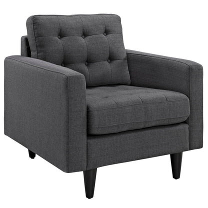 Modway Empress Upholstered Fabric Armchair FredCo